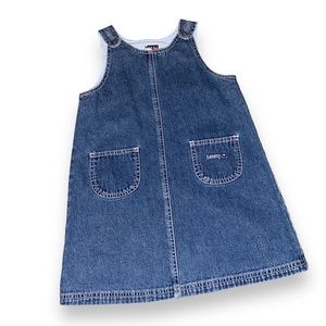 Vintage 90s Tommy Hilfiger Denim Dress 4T